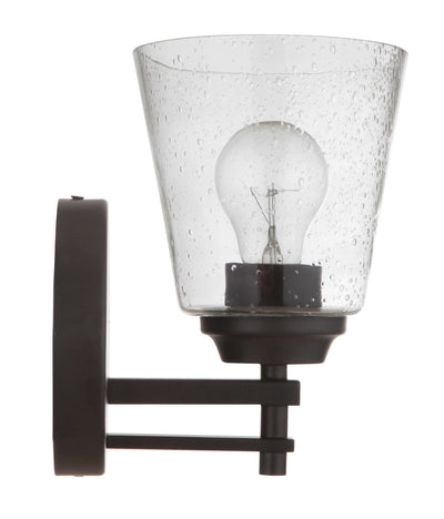 ##Antique Hardware## Drake 1 Light Wall Sconce in Flat Black