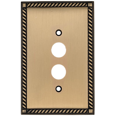 English Georgian Roped Wall Plate (Several Finishes Available)