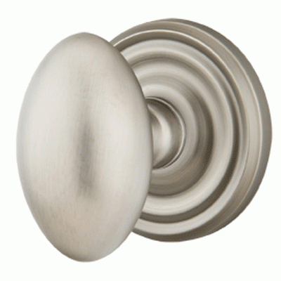 Antique Hardware Emtek Solid Brass Egg Door Knob Set With Regular Rosette (Several Finish Options) EMTEK DOOR KNOB