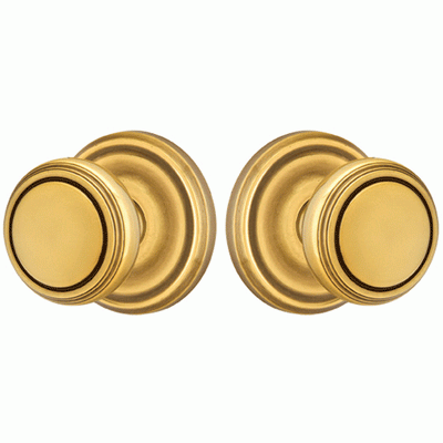 Antique Hardware Emtek Norwich Knob Classic Brass Dummy Pair, Regular Rosette Polished Nickel by Emtek Hardware EMTEK DOOR KNOB