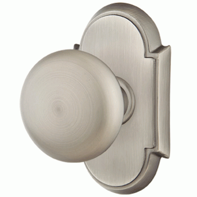 ##Antique Hardware## Solid Brass Providence Door Knob Set With # 8 Rosette (Several Finish Options)