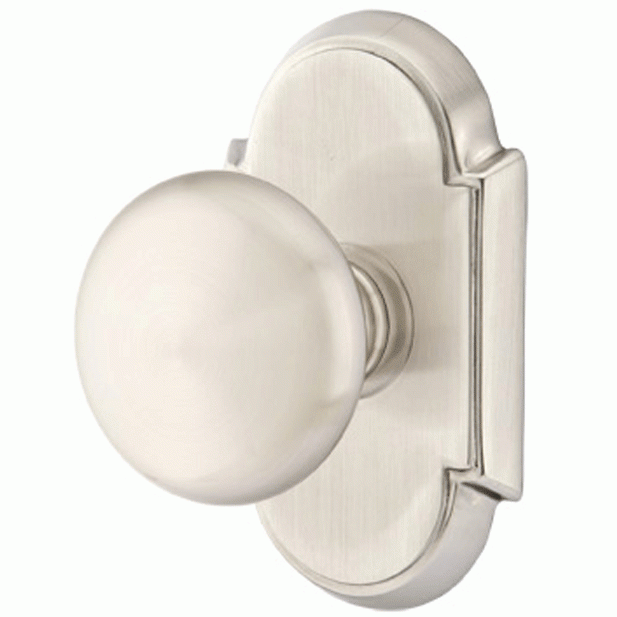 ##Antique Hardware## Solid Brass Providence Door Knob Set With # 8 Rosette (Several Finish Options)