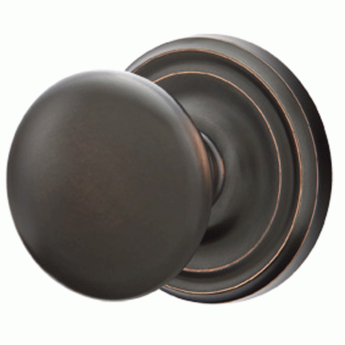 ##Antique Hardware## Solid Brass Providence Door Knob Set With Regular Rosette (Several Finish Options)