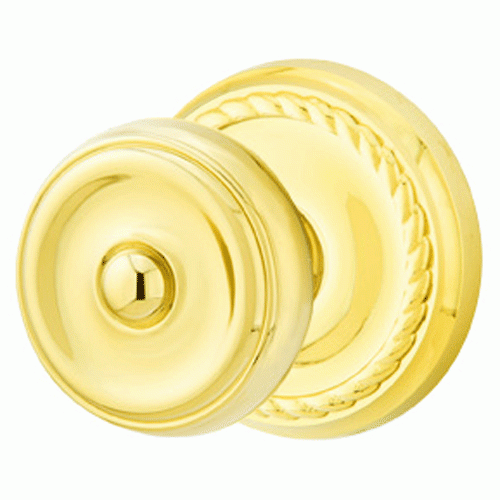 Antique Hardware Emtek Solid Brass Waverly Door Knob Set With Rope Rosette (Several Finish Options) EMTEK DOOR KNOB