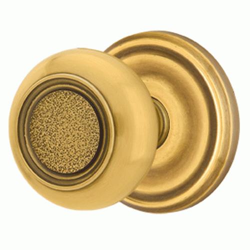 ##Antique Hardware## Solid Brass Belmont Door Knob Set With Regular Rosette (Several Finish Options)