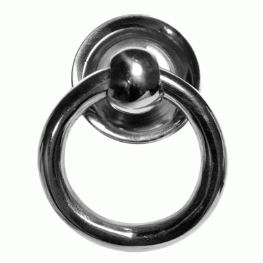 2 Inch Modern Ring Pull (Polished Chrome Finish)