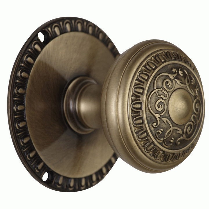 Egg & Dart Rosette Door Set with Egg & Dart Door Knobs (Several Finishes Available)