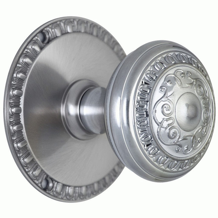 Egg & Dart Rosette Door Set with Egg & Dart Door Knobs (Several Finishes Available)