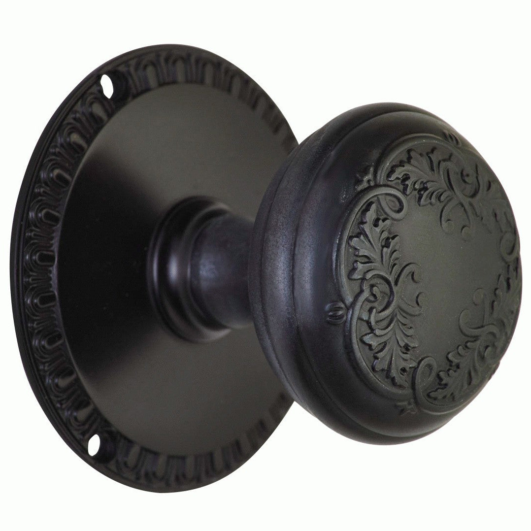 Egg & Dart Rosette Door Set with Egg & Dart Door Knobs (Several Finishes Available)