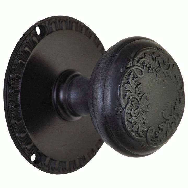 Egg & Dart Rosette Door Set with Egg & Dart Door Knobs (Several Finishes Available)