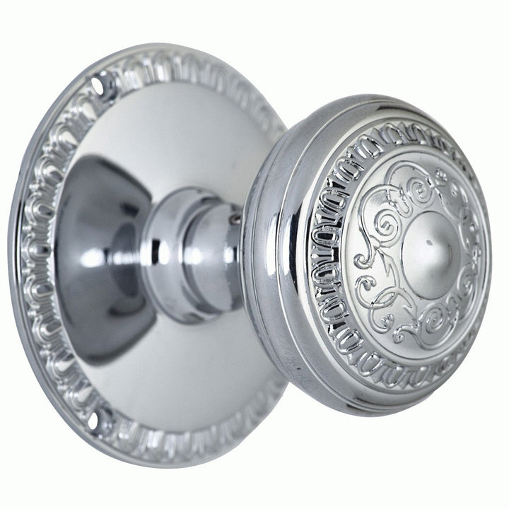 Egg & Dart Rosette Door Set with Egg & Dart Door Knobs (Several Finishes Available)