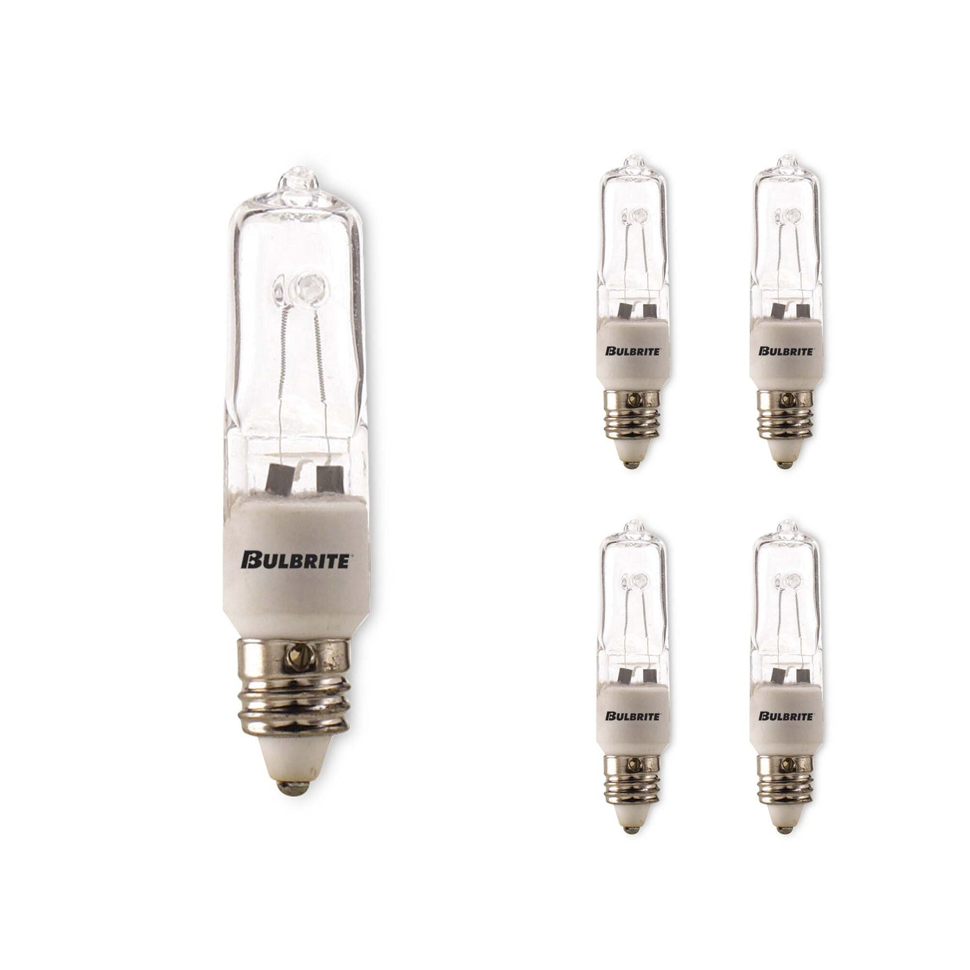 Antique Hardware 100W T4 Jd Halogen Clear E11 120V-5PK Bulb