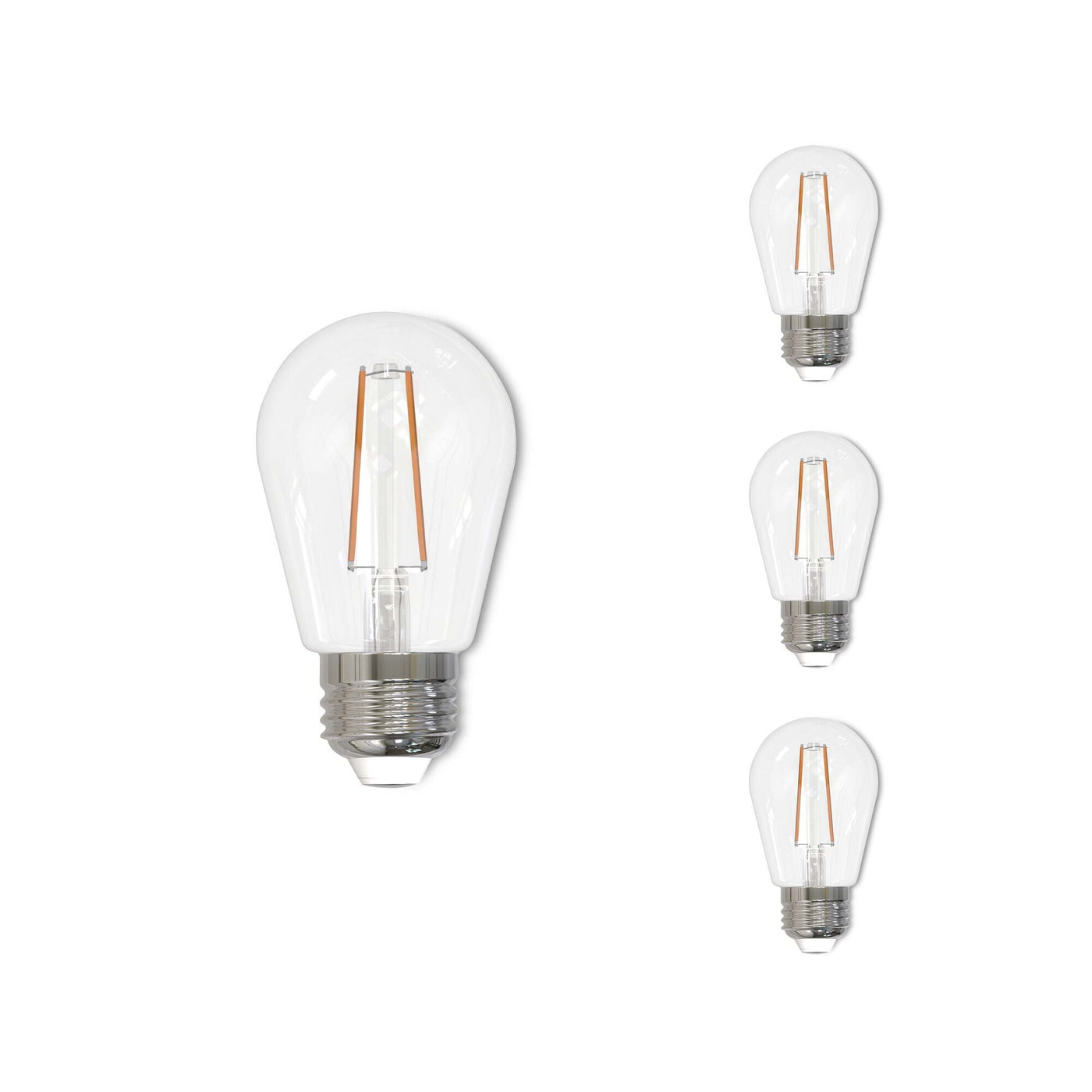 Antique Hardware 2.5W LED S14 2700K Filament Fully Compatible DIMMING-4PK Bulb