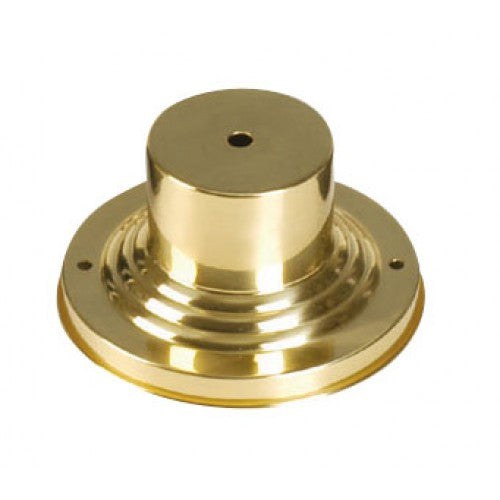 ##Antique Hardware## Polished Brass Outdoor Pier Mount Adapter