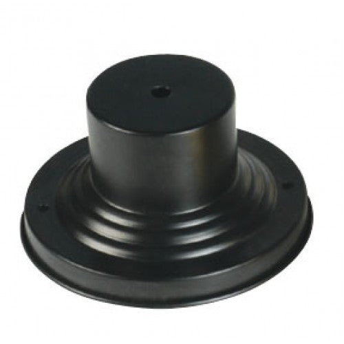 ##Antique Hardware## Black Outdoor Pier Mount Adapter