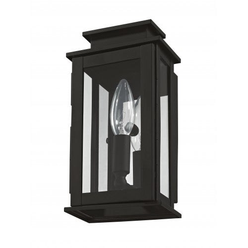 ##Antique Hardware## 1 Light Black Outdoor Wall Lantern