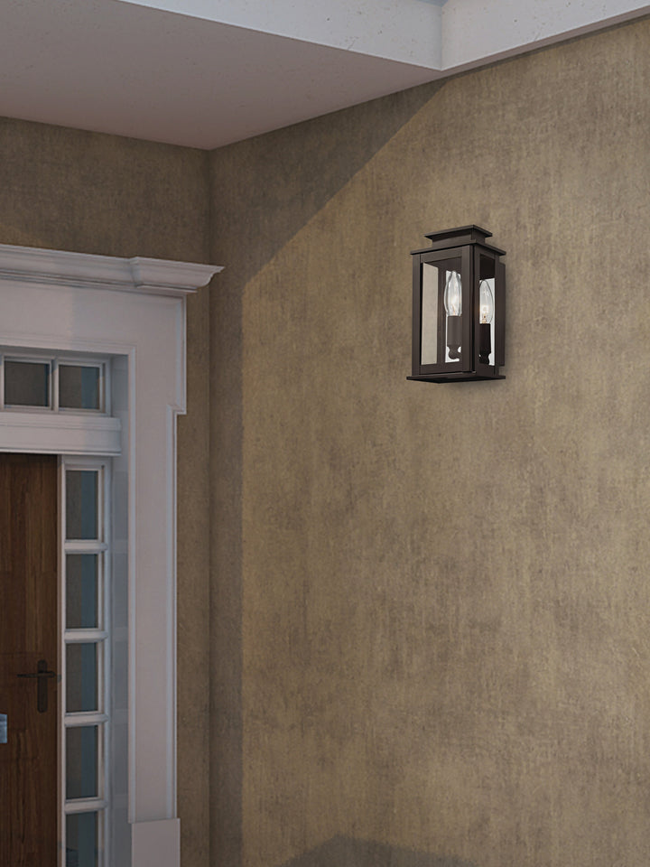 Antique Hardware 1 Light Bronze Outdoor Wall Lantern Lantern