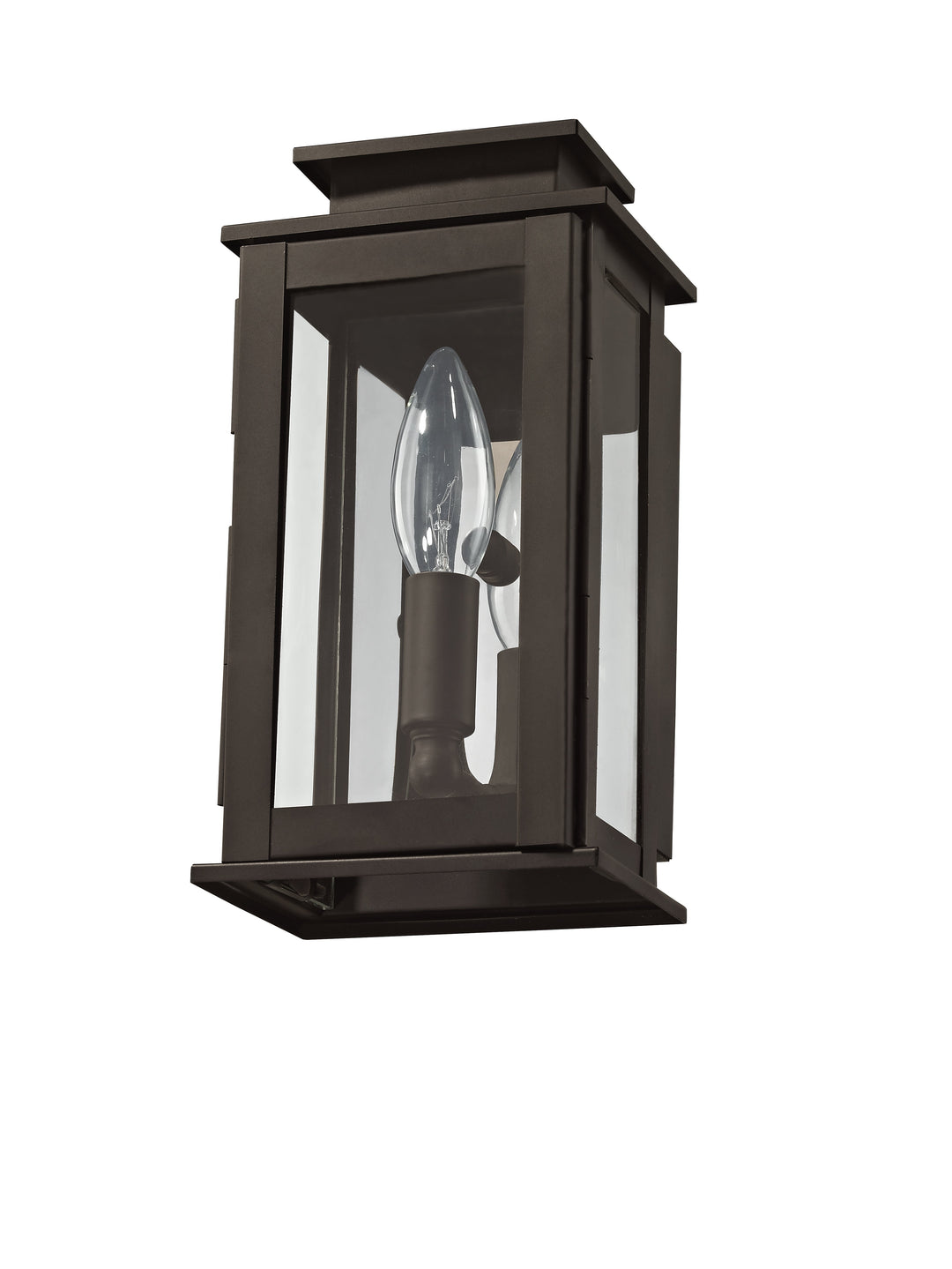 Antique Hardware 1 Light Bronze Outdoor Wall Lantern Lantern