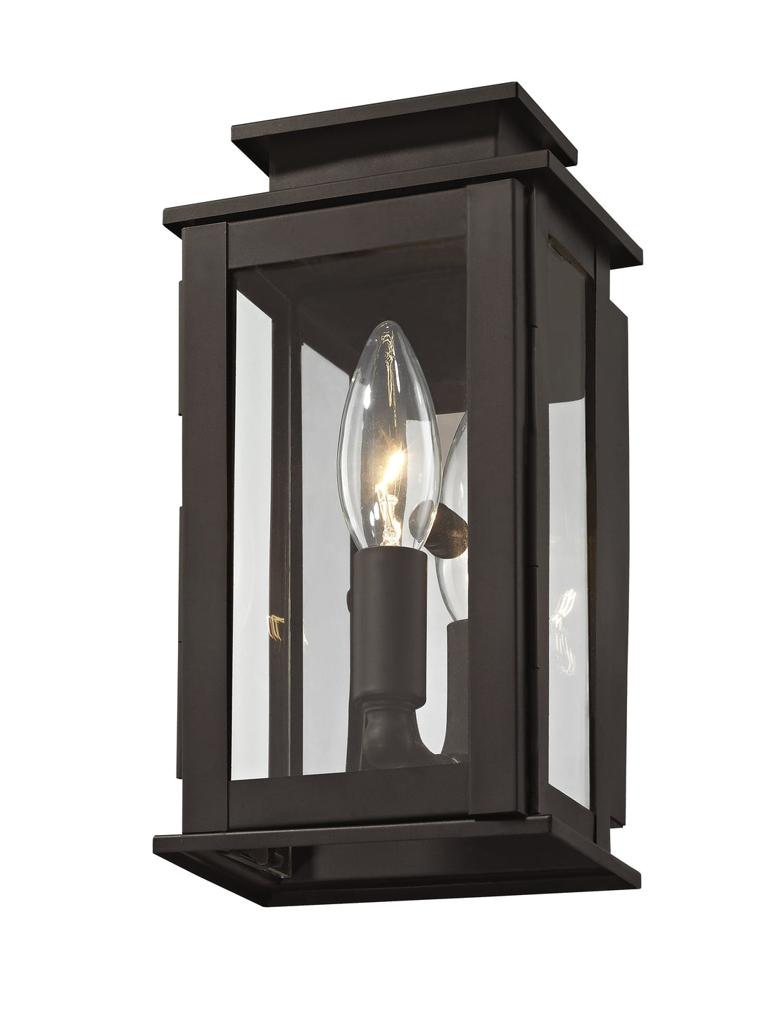 Antique Hardware 1 Light Bronze Outdoor Wall Lantern Lantern