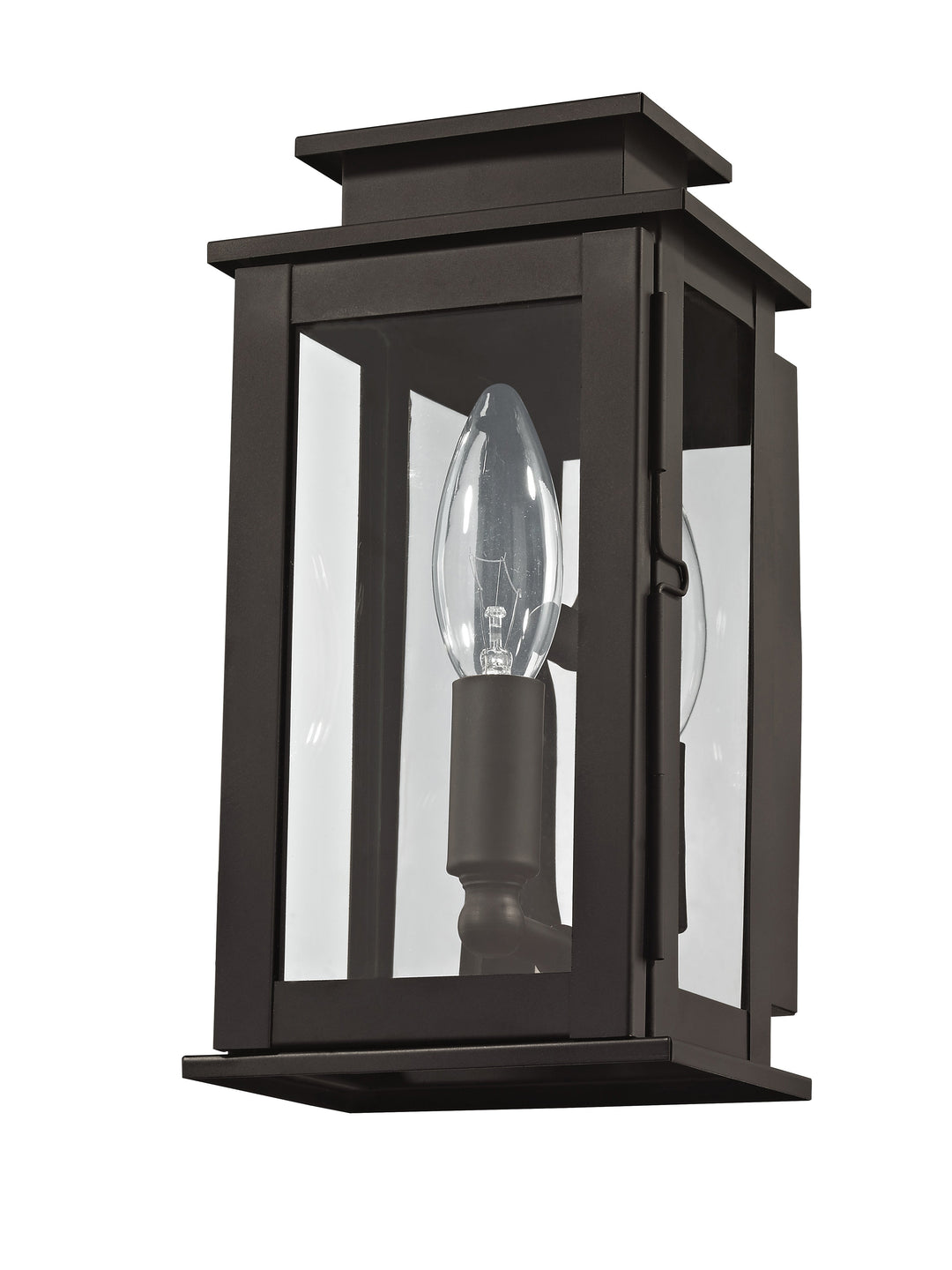 Antique Hardware 1 Light Bronze Outdoor Wall Lantern Lantern