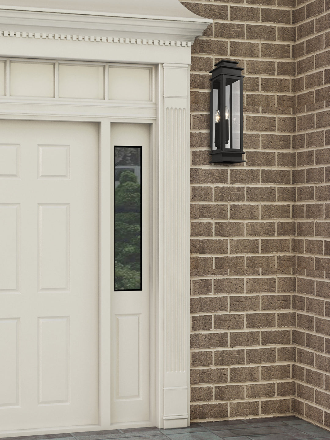 ##Antique Hardware## 1 Light Black Outdoor Wall Lantern