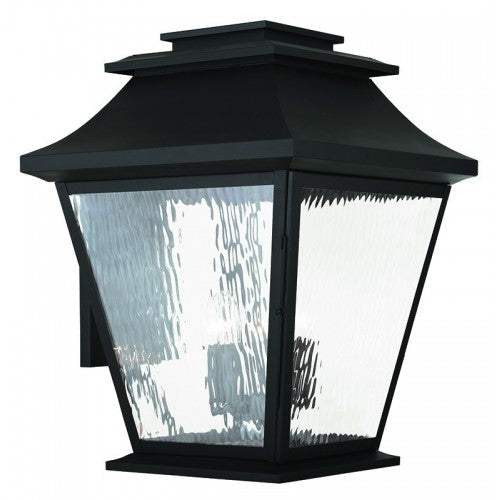 Antique Hardware 5 Light Black Outdoor Wall Lantern Lantern