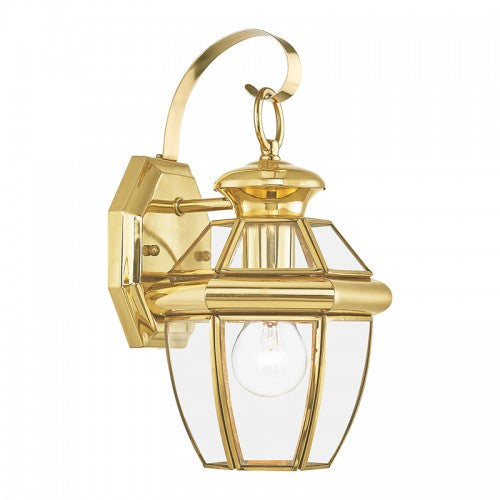 Antique Hardware 1 Light Polished Brass Outdoor Wall Lantern Lantern