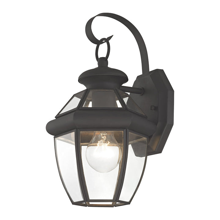 ##Antique Hardware## 1 Light Bronze Outdoor Wall Lantern