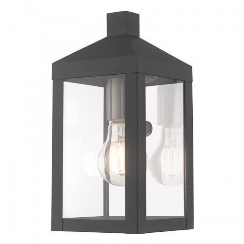 Antique Hardware 1 Light Scandinavian Gray Outdoor Wall Lantern Lantern