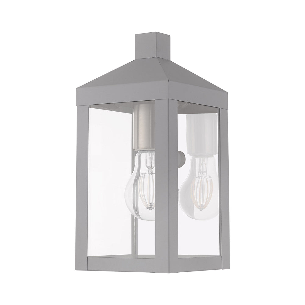 Antique Hardware 1 Light Nordic Gray Outdoor Wall Lantern Lantern