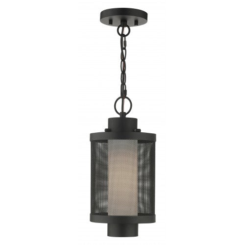 Antique Hardware 1 Light Textured Black Pendant Lantern