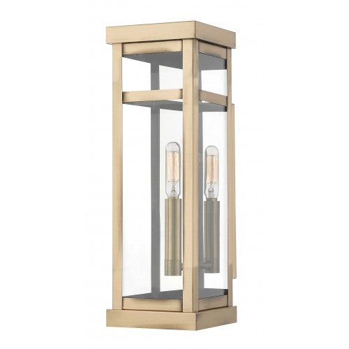 ##Antique Hardware## 1 Light Antique Brass Outdoor Wall Lantern