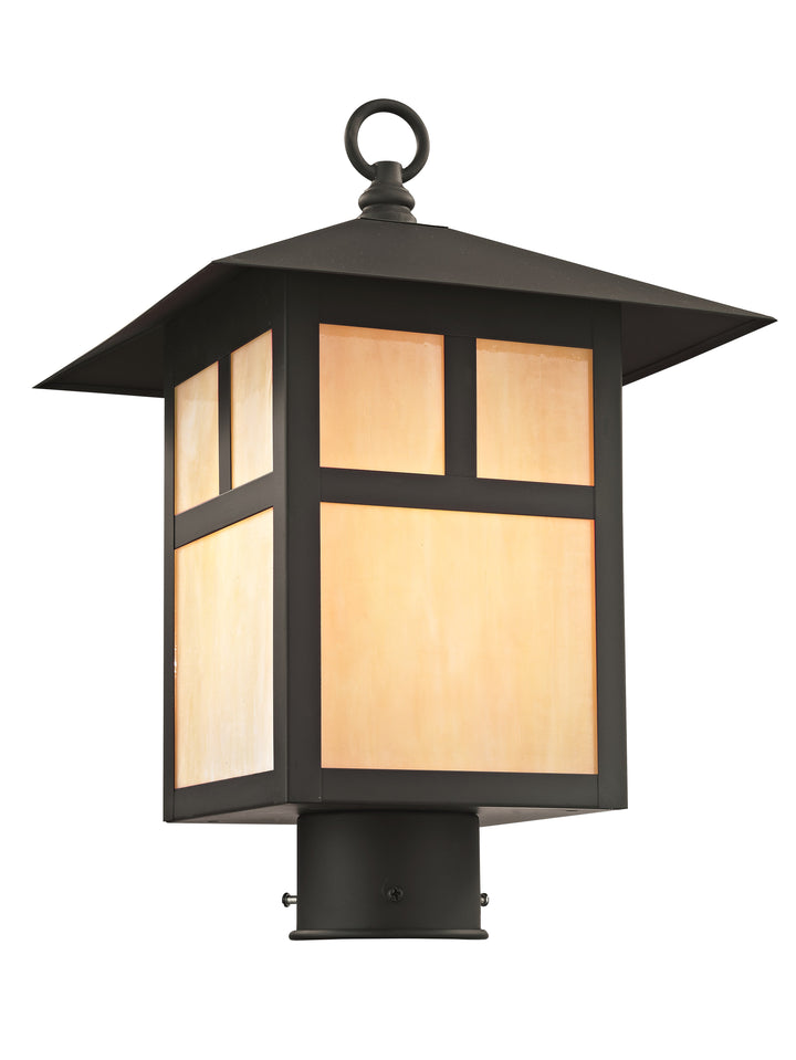 ##Antique Hardware## 1 Light Bronze Outdoor Post Top Lantern