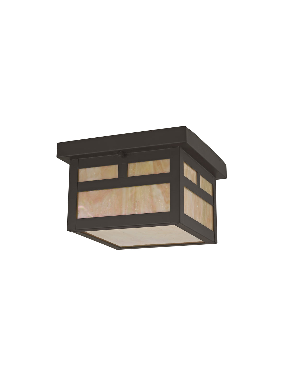 ##Antique Hardware## 1 Light Bronze Outdoor Ceiling Mount