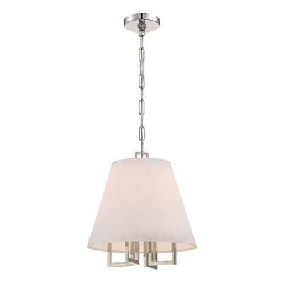 ##Antique Hardware## Libby Langdon Westwood 4 Light Polished Nickel Pendant