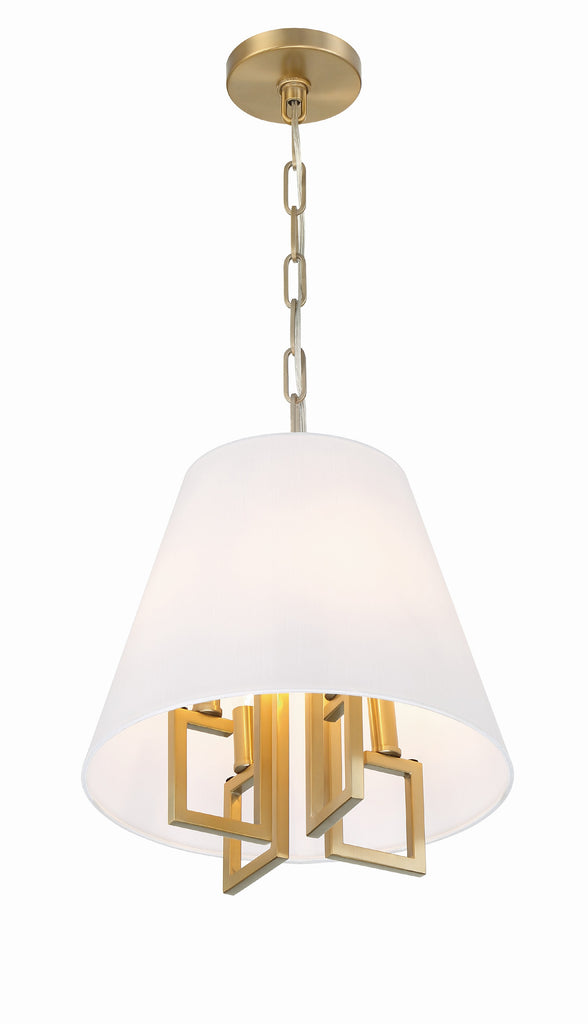 ##Antique Hardware## Libby Langdon Westwood 4 Light Vibrant Gold Pendant