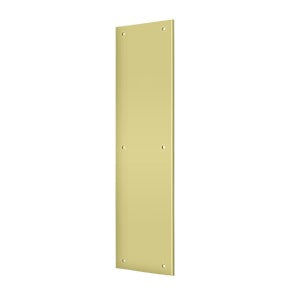 15 Inch Traditional Door Push Plate (Several Finishes Available)