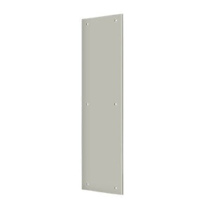 15 Inch Traditional Door Push Plate (Several Finishes Available)