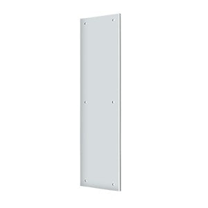 15 Inch Traditional Door Push Plate (Several Finishes Available)