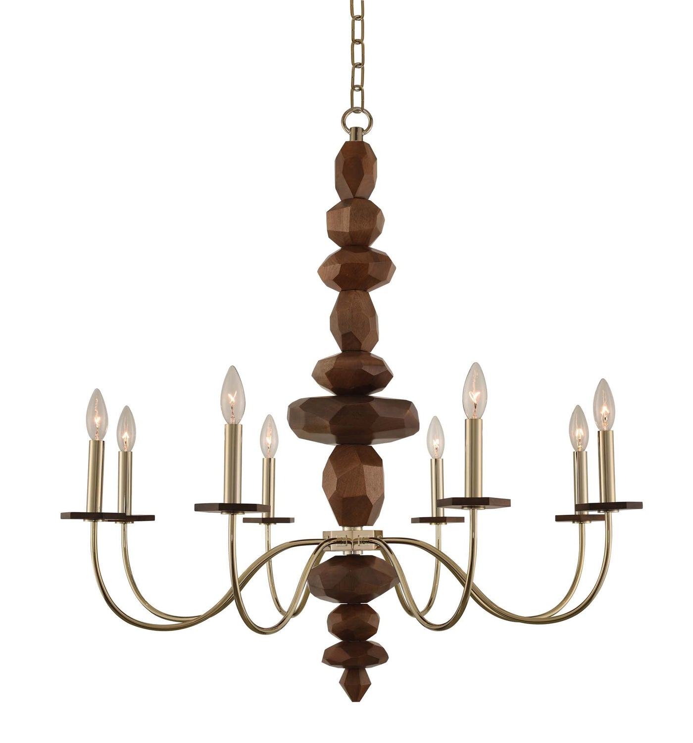 ##Antique Hardware## Lassen 8 Light Chandelier