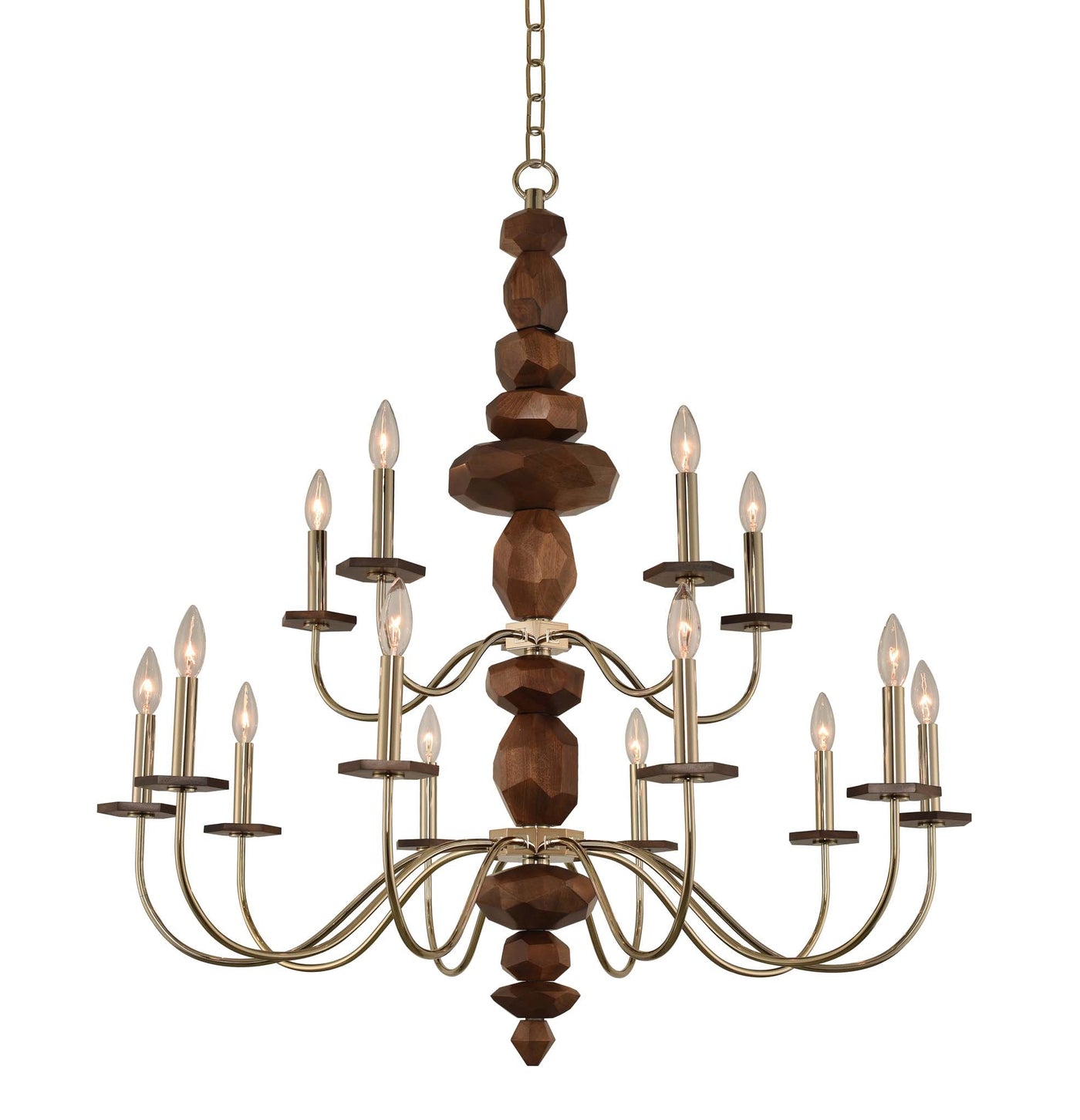 Lassen (10+5) Light 2 Tier Chandelier