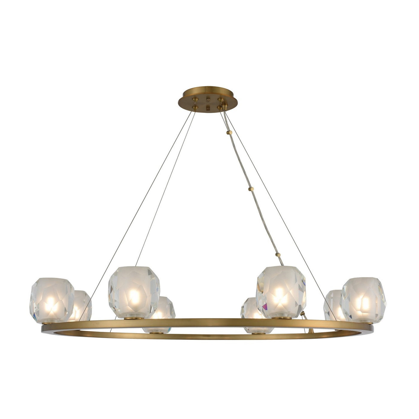 ##Antique Hardware## Stella 8 Light Pendant