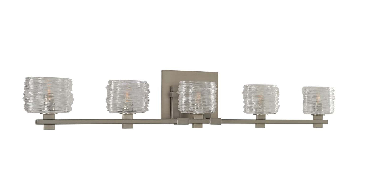 ##Antique Hardware## Clearwater 5 Light Bath