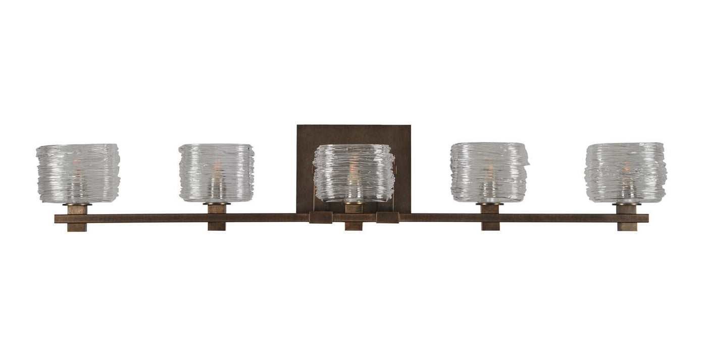 ##Antique Hardware## Clearwater 5 Light Bath