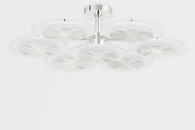 7 Light Semi Flush