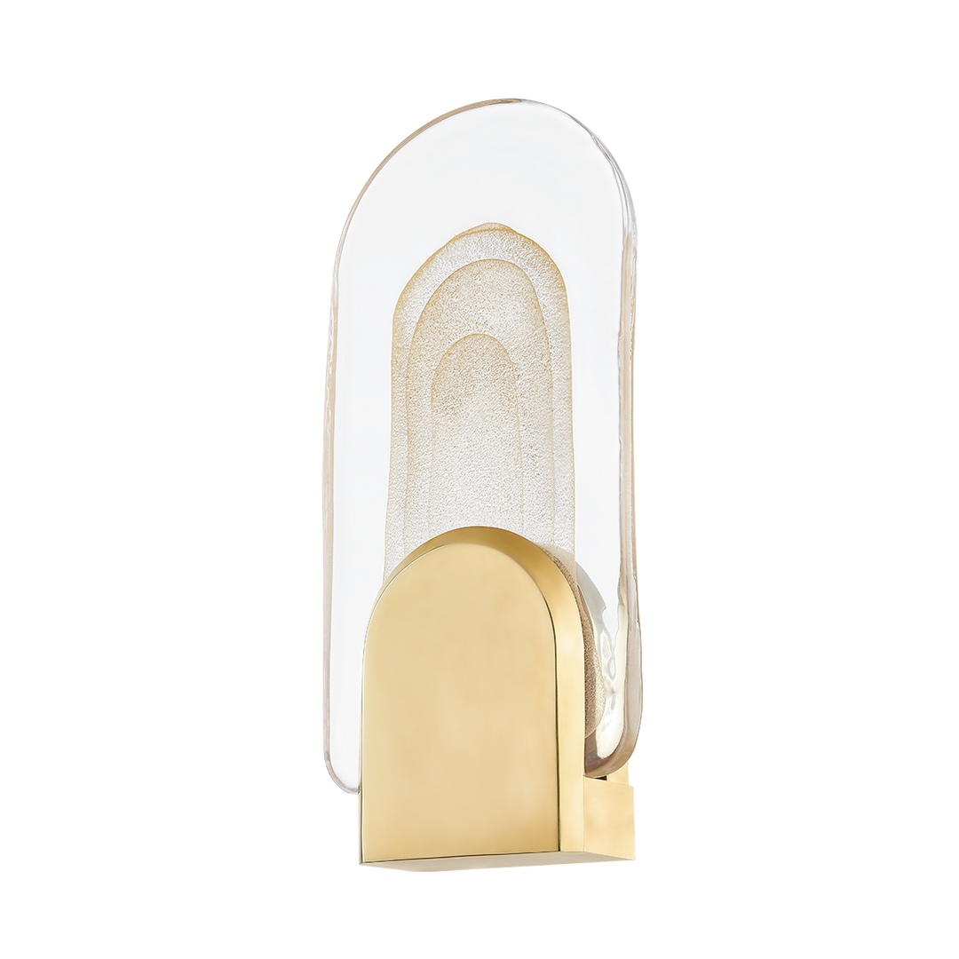 ##Antique Hardware## Morganite Wall Sconce