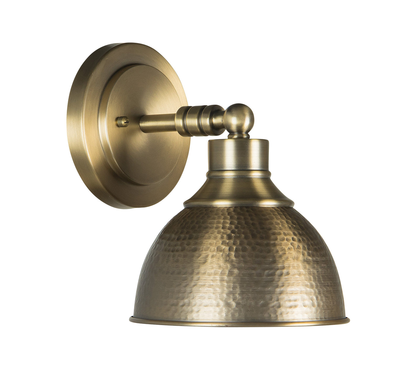 ##Antique Hardware## Timarron 1 Light Wall Sconce in Legacy Brass