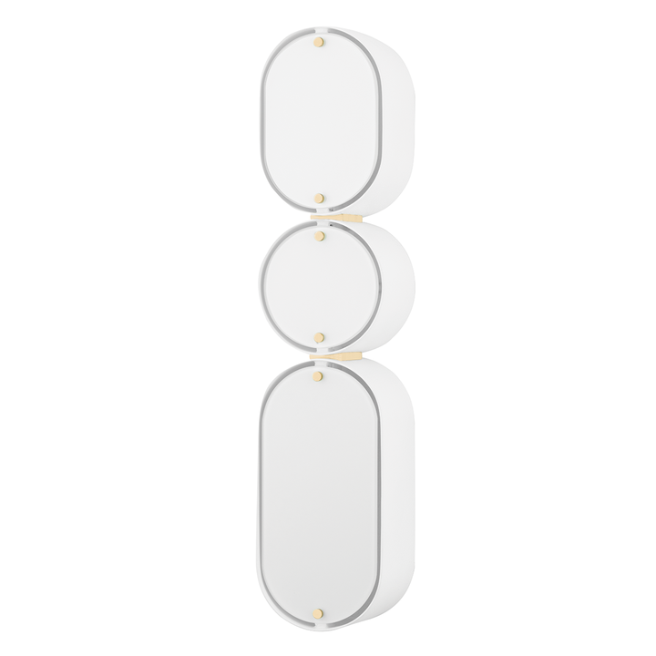 ##Antique Hardware## Opal Wall Sconce