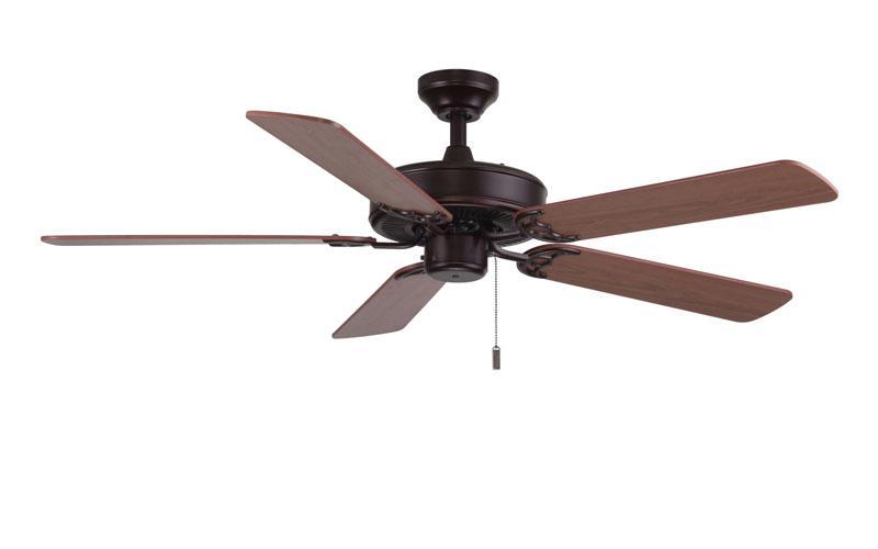 ##Antique Hardware## Dalton Oiled Bronze 52" Ceiling Fan