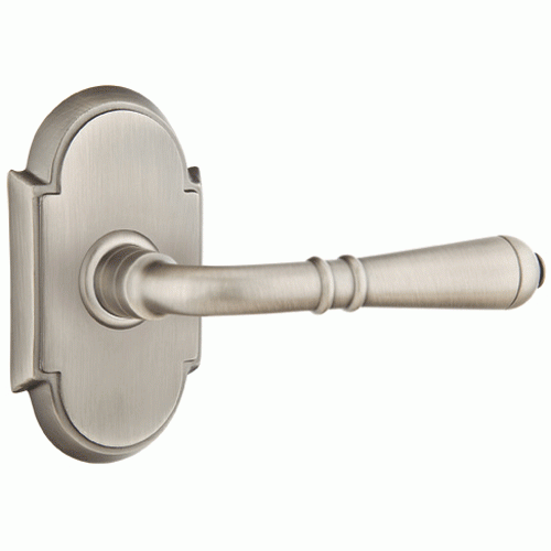 Antique Hardware Emtek Solid Brass Turino Lever With # 8 Rosette (Many Finishes Available) EMTEK LEVER DOOR KNOB